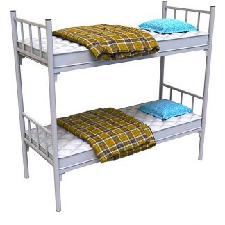 Двухъярусные металлические кровати