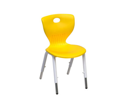 Растущий стул, желтый, для детей